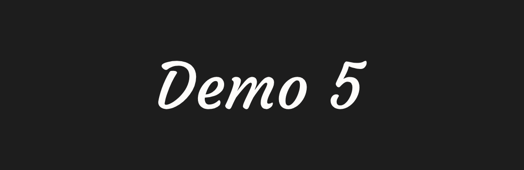 Demo Blog 5