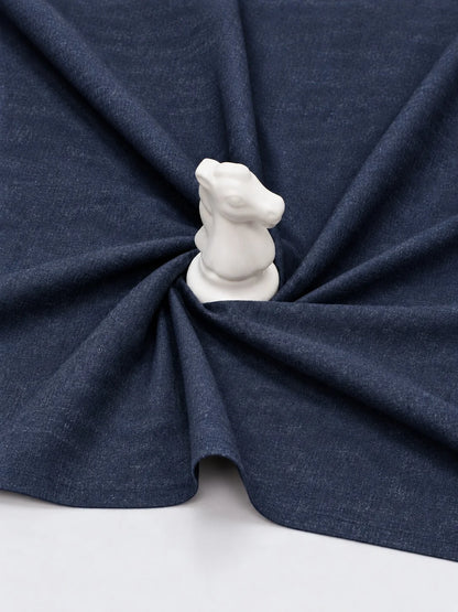 Crown Wool Unstitched - Dark Blue