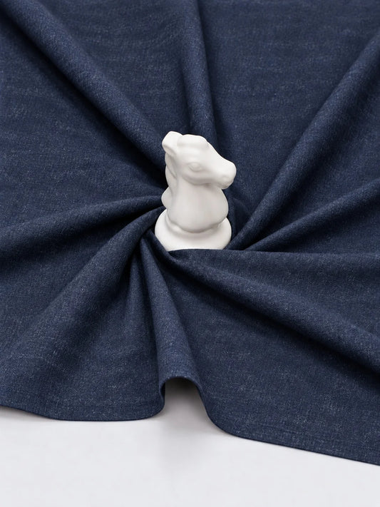 Crown Wool Unstitched - Dark Blue