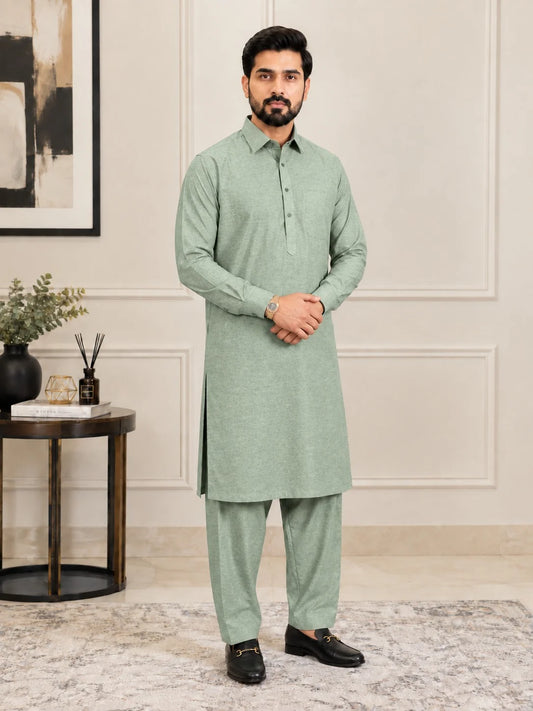 Crown Wool Unstitched - Mint