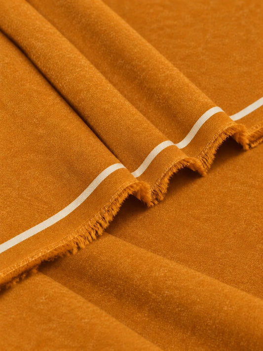 Crown Wool Unstitched - Mustard