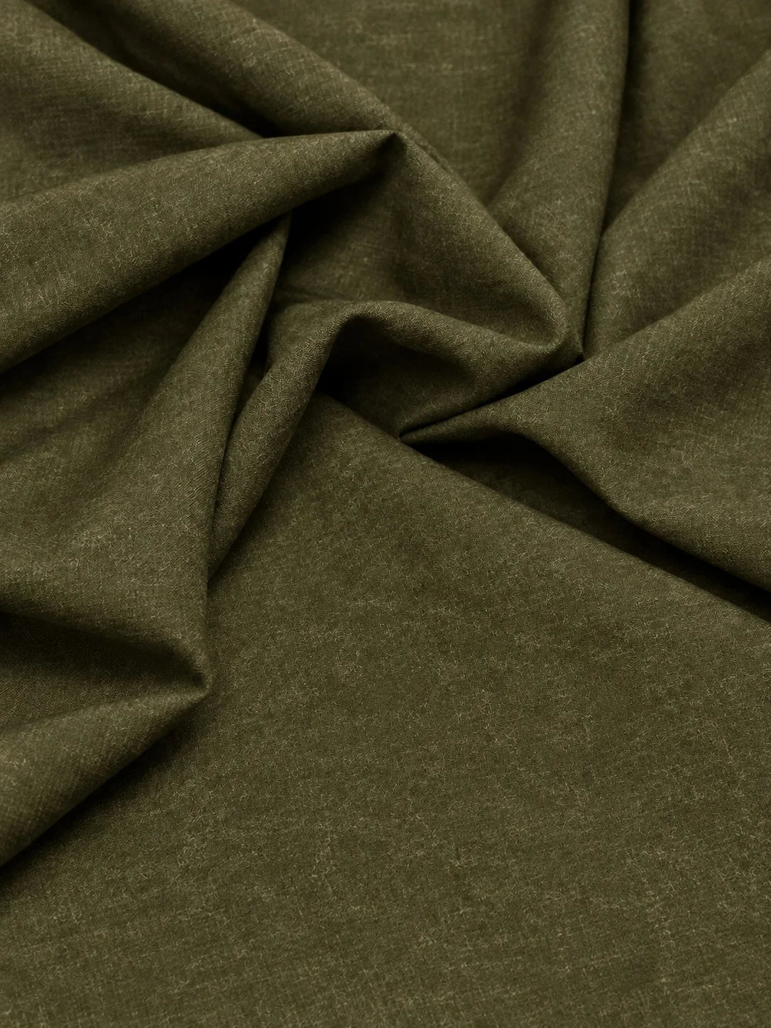 Crown Wool Unstitched - Olive Green