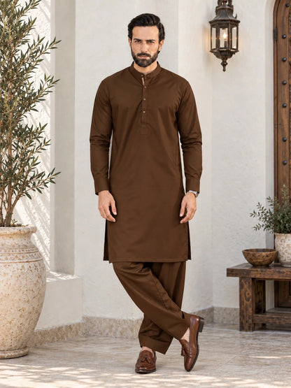 Wash n Wear Unstitched - Brown