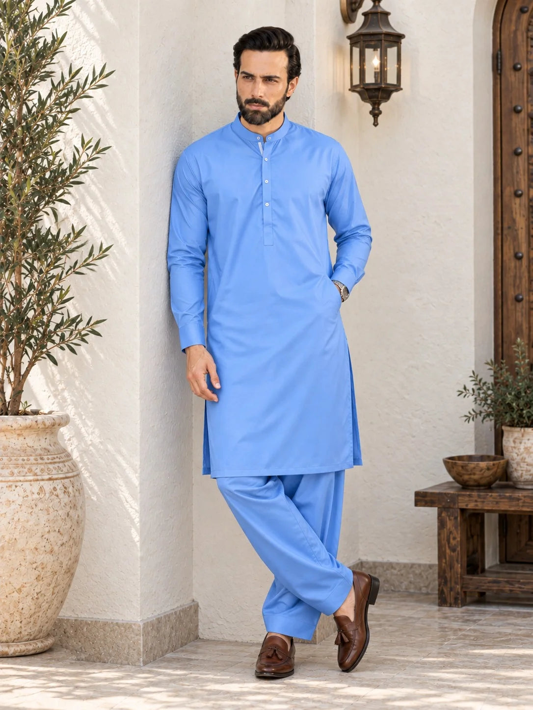 Wash n Wear Unstitched - Sky Blue