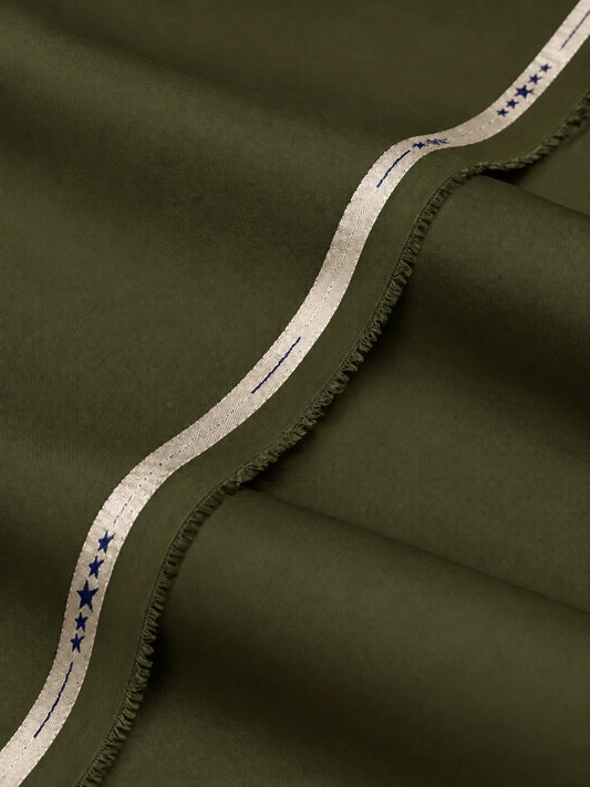 Wash n Wear Unstitched - Olive Green
