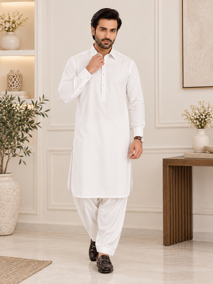 Dastageer Super White Wash n Wear Fabric for Men